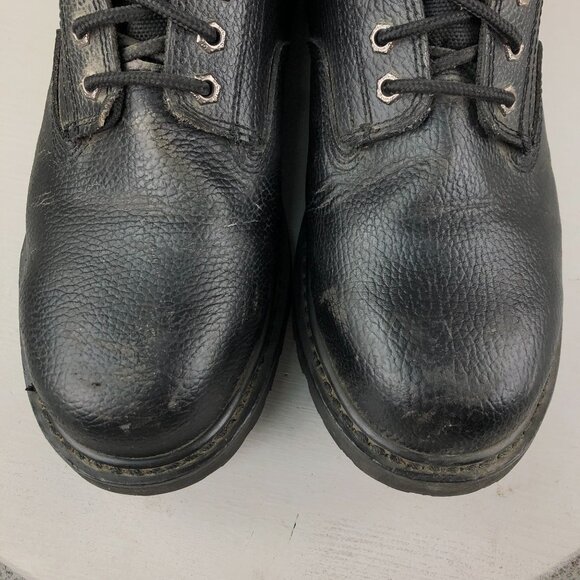 Dickies Men's Size 10.5 Prowler Black Leather Steel Toe Slip Resistant Work Boot - Picture 5 of 16